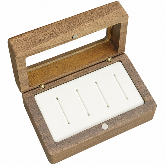 Caja de  anillos 4 piezas